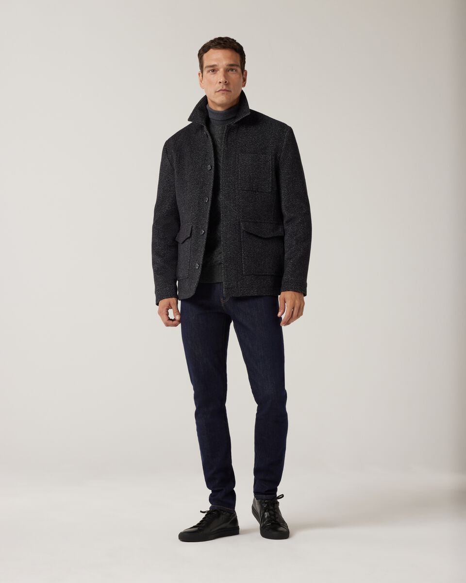 Collared Wool-Cashmere Jacket, , hi-res